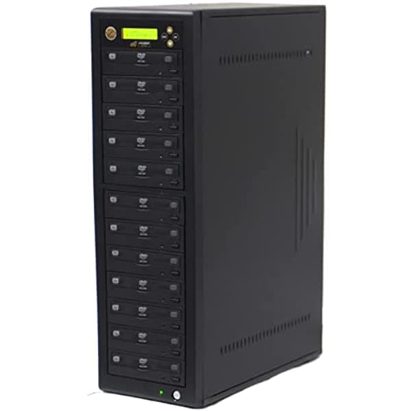 Acumen Disc Duplicador De Cd De 1 A 11 Dvd - Máquina De Torre De Copiadora De Múltiples Discos Con 24 Unidades De Grabadores (Unidad De Dispositivo De Duplicación De Copia De Audio Y Vídeo) ‎DC11SATASSO