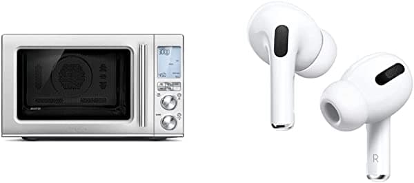 Breville Bmo870Bss1Buc1 Combi Wave 3 En 1 Acero Inoxidable Cepillado Y Nuevo Apple Airpods Pro