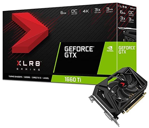 Pny Geforce Gtx 1660 Ti 6 Gb Xlr8 Gaming Overclocked Edition Gddr6 Tarjeta Gráfica VCG1660T6SFPPB-O