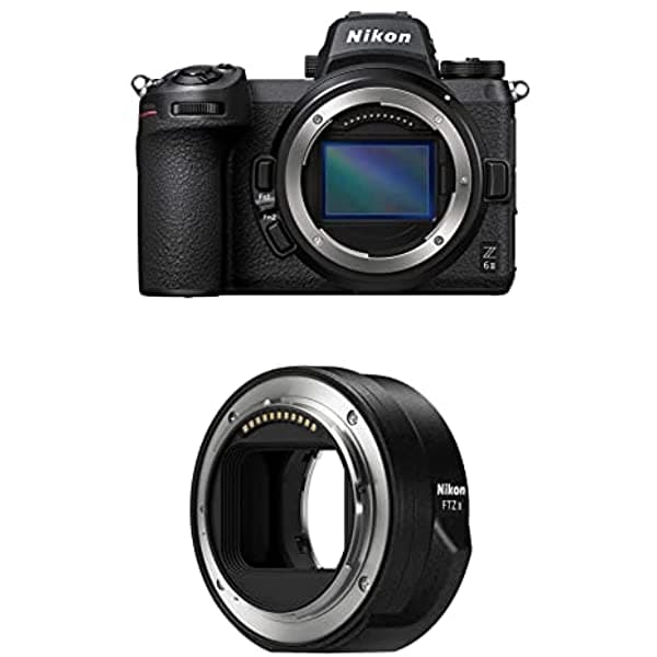 Nikon Z 6Ii - Cuerpo De Cámara Sin Espejo Con Formato Fx Negro Con Adaptador De Montaje Nikon Ftz Ii