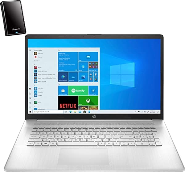 Hp 2023 17 17.3 Pulgadas Pantalla Táctil Hd+ Portátil Intel 10-Core I7-1255U De 12ª Generación Hasta 4.7 Ghz 16 Gb Ddr4 Ram 1 Tb Pcie Ssd 802.11Ac Wifi Bluetooth 5.0 Kb Retroiluminado Negro Windows 11 Cable De Extensión Broag 17-cn