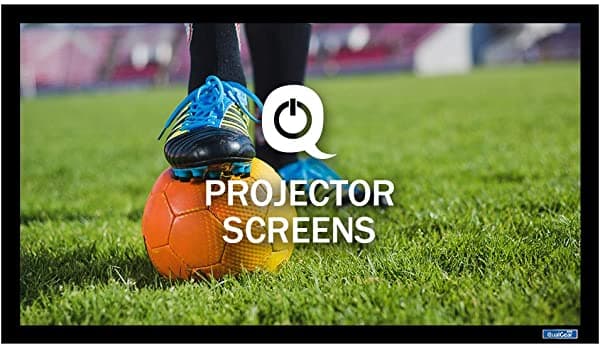 Qualgear Pantalla De Proyector De Marco Fijo De 150 Pulgadas 16 9 4K Hd Ultra Blanco Con Ganancia De 1.2 (Qg-Ps-Ff6-169-150-W)