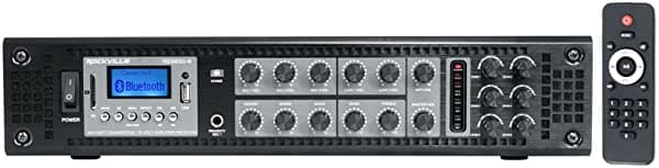 Rockville Rcs650-6 650 W 6 Zonas 70 V Amplificador Comercial/Restaurante/Bluetooth