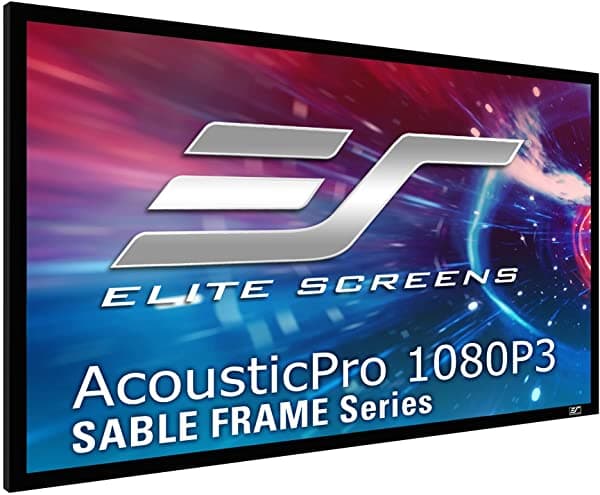 Elite Pantallas Serie Ezframe Pantalla De Proyección De Cine En Casa De Marco Fijo Sable Frame Series ER120WH1-A1080P3