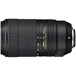 Nikon AF-P NIKKOR 70-300mm f/4.5-5.6E ED VR Lente para Cámara Réflex Digital, Negro (Nikon 20068)