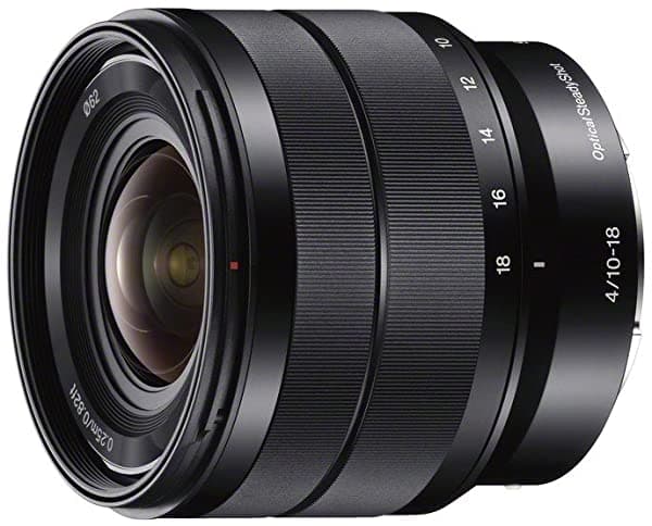 Sony Sel1018 E Mount - Aps-C 0.394-0.709 In F4.0 Lente De Zoom Gran Angular
