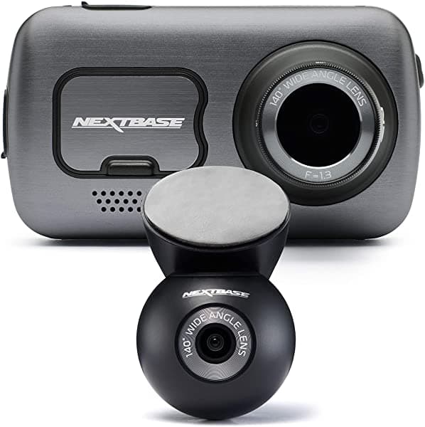 Nextbase 622Gw Dash Cam Cámara Delantera Y Trasera - Grabación Completa 4K/30Fps Uhd En Cámara De Coche - Wifi Bluetooth Gps - Movimiento Lento 120Fps - What3Words- Control De Voz Y Lente Polarizadora Integrada 280°/360 Dual 622GW & Rear Cam