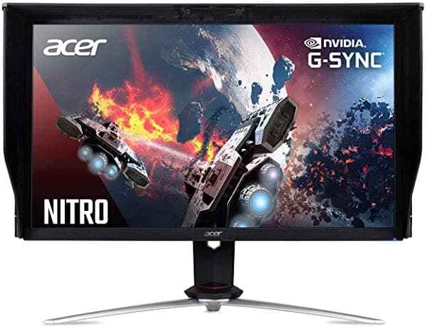 Acer Nitro Xv273K Pbmiipphzx 27 Pulgadas Uhd 3840 X 2160 Ips G-Sync Monitor Compatible Display Hdr400 Quantum Dot 144Hz 1Ms Dci-P3 Delta E<1