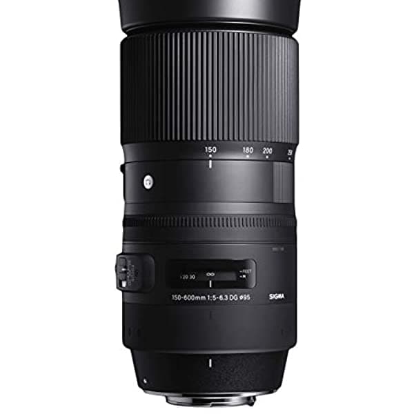 Sigma - Lente Contemporary 150-600Mm 5-6.3 Dg Os Hsm Para Cámara Canon Dslr Con Puerto Sigma De Usb Y 2 Tarjetas Sd De 64Gb Paquete De 8 Artículos 745101_K4