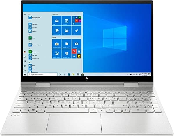 Hp Envy X360 2-In-1 Laptop 15.6" Full Hd Touchscreen 10Th Gen Intel Core I7 Processor 12Gb Memory 512Gb Pcie Nvme Ssd Wi-Fi Hdmi Backlit Keyboard Windows 10 Home Silver (I7-1065G7 Processor)