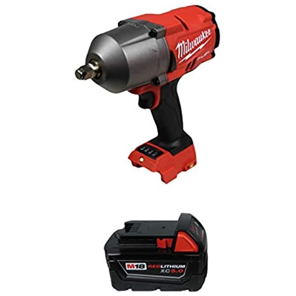 Milwaukee Llave De Impacto De Alto Par 2767-20 1/2" Con Batería De 48-11-1850 5.0Ah