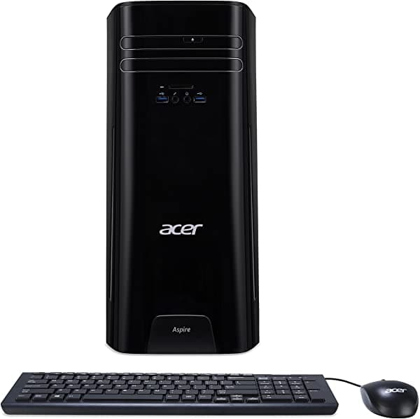 Computadora Acer Aspire Intel Core I5 7400 De Séptima Generación 8 Gb Ddr4 Disco Duro De 2 Tb Con Windows 10 Home (Tc-780-Amzki5) Negro