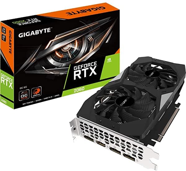 Gigabyte Gv-N2060Oc-6Gd Geforce Rtx 2060 Oc Gg 2 Ventiladores Windforce 6 Gb 192 Bits Gddr6 Tarjeta De Video Rev2.0 GV-N2060OC-6GD REV2.0
