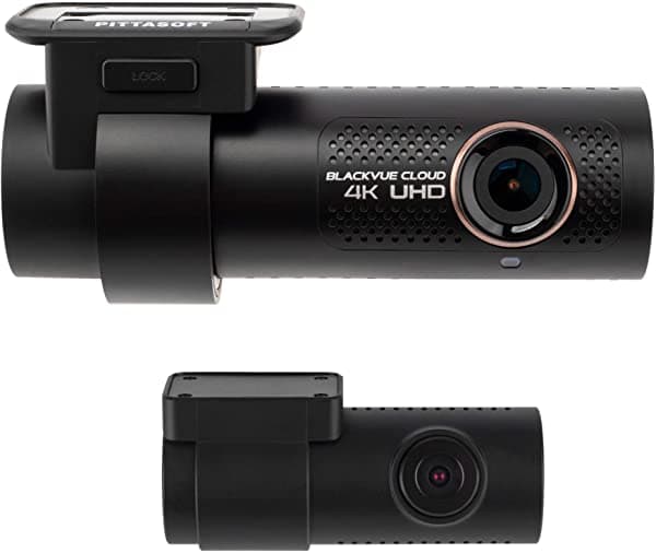 Blackvue Dr900X-2Ch Con Tarjeta Microsd De 32 Gb | 4K Uhd Cloud Dashcam | Wi-Fi Gps Monitor De Voltaje Del Modo De Estacionamiento | Lte A Través Del Módulo Opcional Cm100 Lte