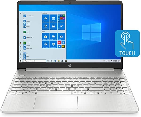 Hp Laptop Con Pantalla Táctil De 15 Pulgadas Amd Ryzen 3 3250U 8 Gb De Ram Ssd De 256 Gb Windows 10 Home En Modo S (15-Ef1020Nr Plata Natural)