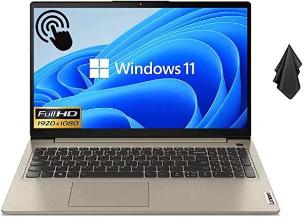 Lenovo Ideapad 3I Laptop 15.6 Pulgadas Fhd 1080P Pantalla Táctil Intel Core I3-1115G4 8Gb Ddr4 Ram 256Gb Pcie Ssd Hdmi Wifi Bluetooth Cámara Web Hd Lector De Huellas Dactilares Windows 11 Home Arena 82H80