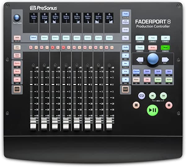 PreSonus Faderport 8 Controlador de Producción de Mezcla de 8 Canales