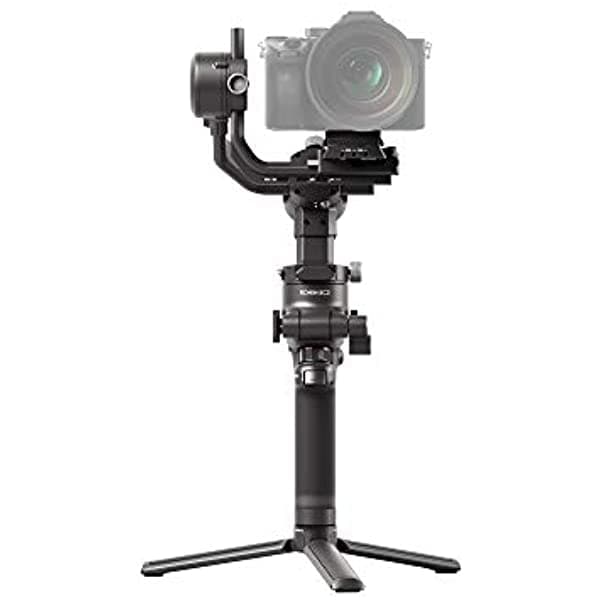 DJI RSC 2 - Estabilizador gimbal de 3 ejes para cámara réflex digital y sin espejo Nikon Sony Panasonic Canon Fujifilm carga útil de 6.6 libras diseño plegable disparo vertical pantalla OLED color Negro CP.RN.00000121.01