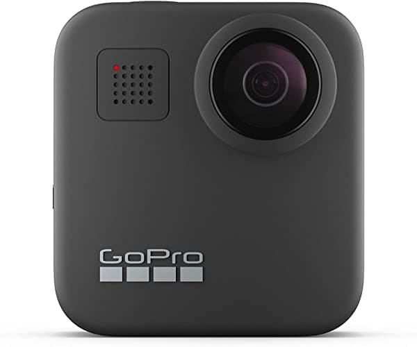 Gopro Max - Cámara Impermeable 360 + Cámara Tradicional Con Pantalla Táctil Esférica 56 K30 Hd Video 166 Mp 360 Fotos 1080P Live Streaming Estabilización (Versión Internacional) CHDHZ-201-RW