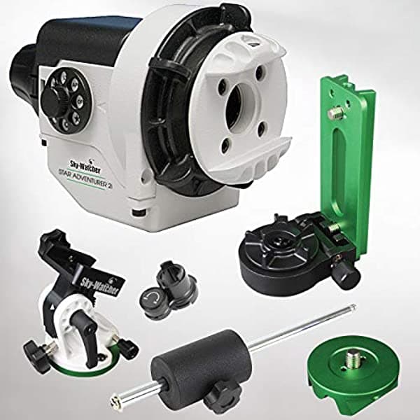 Sky-Watcher Star Adventurer 2i Pro Pack - Rastreador de cielo nocturno motorizado DSLR soporte ecuatorial para paisajes nocturnos portátiles, time-lapse y panorámicas - Control de cámara con aplicación Wi-Fi - Imágenes de larga exposición S20512