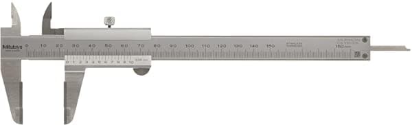 Mitutoyo 530 Series Vernier Calibre De Acero Inoxidable Métrico Para Mediciones De Profundidad Interior Exterior Y Espacios. 1 530-502