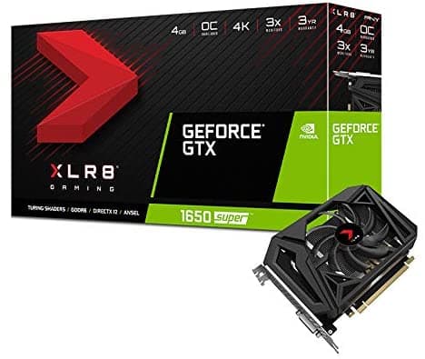 Pny Geforce Gtx 1650 Super 4Gb Xlr8 Gaming Overclocked Edition Single Fan VCG16504SSFPPB-O