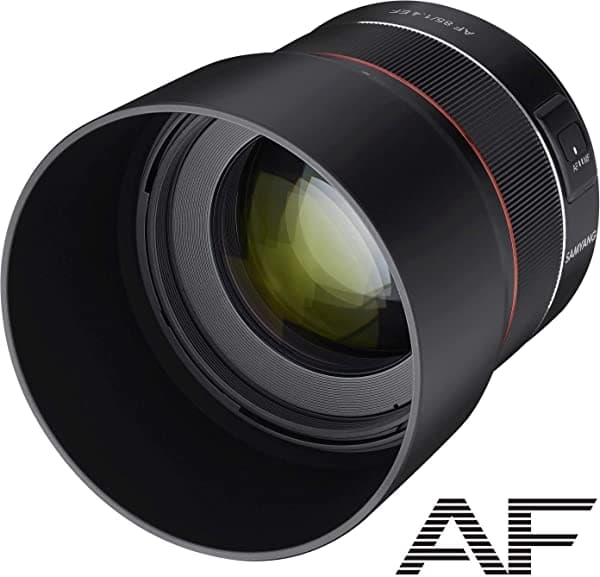 Samyang 8009 - Objetivo De Enfoque Automático Para Cámaras Canon Ef (3.346 In F1.4) Color Negro