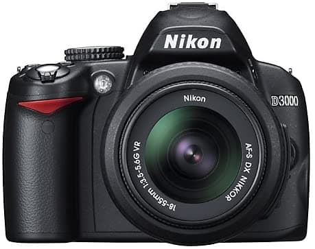 Nikon Cámara Réflex Digital 10.2Mp D3000 18-55mm Kit