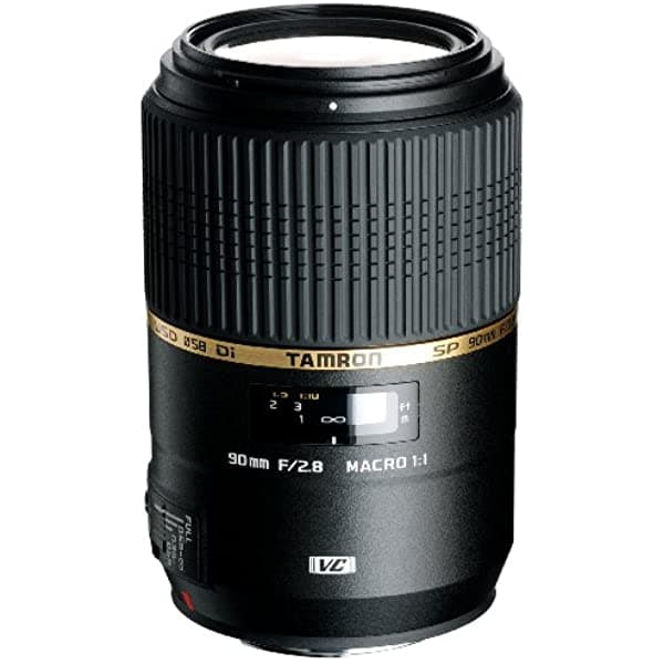 Tamron F004 90 Mm F/2.8 Macro Vc Usd Lente Para Canon - Versión Internacional F004E