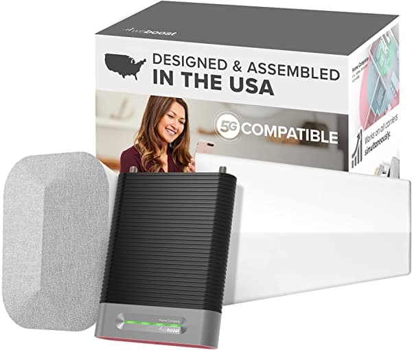 Weboost Home Complete | Potente Motor De Celda Múltiple Booster 5G & 4G Lte | Soporte Simultáneo Todos Los Operadores Estadounidenses Verizon At&T T-M 470145