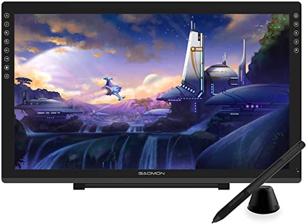 Gaomon Pd2200 92% Ntsc Pantalla De Lápiz Laminado Completo Con 8192 Sin Batería De Soporte De Inclinación 8 Botones Táctiles Monitor De Tableta De Dibujo De 215 Pulgadas Con Soporte Ajustable PD2200:A2.PD2200-0-GAOMON-0-1-CA