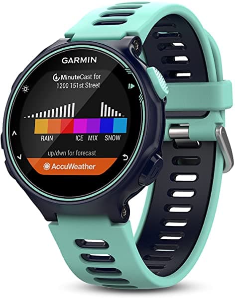 Garmin Forerunner 735XT Reloj GPS Multideporte con Frecuencia Cardíaca Color Medianoche/Azul Hielo 010-01614-01
