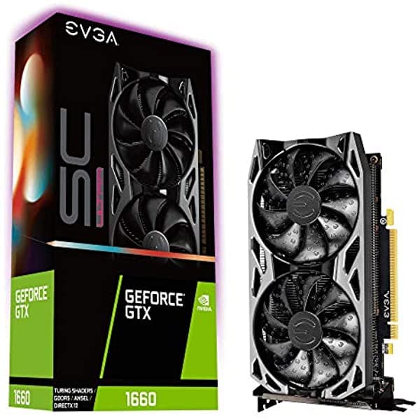 Evga Geforce Gtx 1660 Sc Ultra Gaming 06G-P4-1067-Kr 6Gb Gddr5 Ventilador Dual