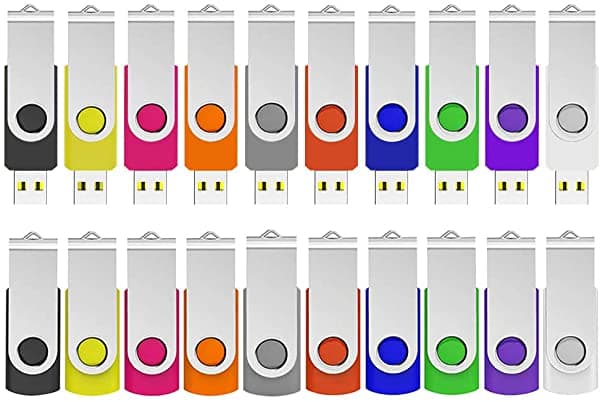 Paquete De 500 Unidades Flash A Granel De 512 Mb Unidades Usb 2.0 De Ablaze Memoria A Granel Giratoria Usb 500 Unidades Pendrives De 512 Mb (500 Unidades 512 Mb Mixcolors)