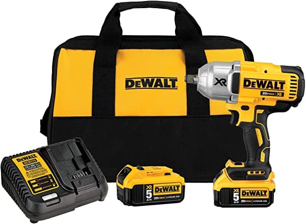 Llave de impacto DEWALT DCF899HB 20V MAX XR sin escobillas gran torque 1/2 pulgada con yunque de anillo de fricción (hog ring) DCF899HP2