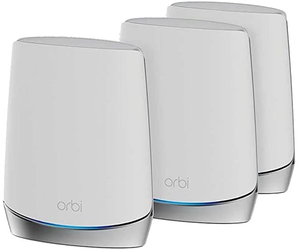 Bundled Netgear Orbi Rbk753S - Sistema Wifi De Malla De Alto Rendimiento Para Todo El Hogar Paquete De 3 Incluye 1 Enrutador Y 2 Satélites Color Blanco RBK753S-100NAS