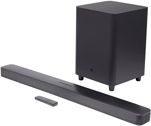 Jbl Bar 5.1 - Barra De Sonido Con Envolvente Virtual Integrado Subwoofer Inalámbrico 4K Y 10" (Jbl2Gbar51Imblkam)