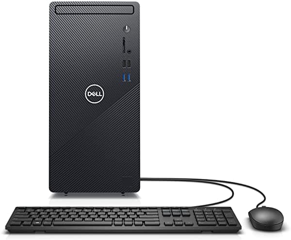 Dell Inspiron 3880 - Computadora de escritorio Intel Core i5 de 10ª generación memoria de 12 GB unidad de estado sólido de 512 GB Windows 10 Pro 2 años in situ color Negro i3880-5422BLK-PUS