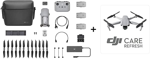 Dji Mavic Air 2 Fly Más Combo Y Auto-Activado Dji Care Refresh Quadcopter Bundle-Drone Uav 48Mp Camara 4K Video 1 2 Cmos Sensor 3 Ejes Gimbal 34Min Ti CP.MA.00000167.04