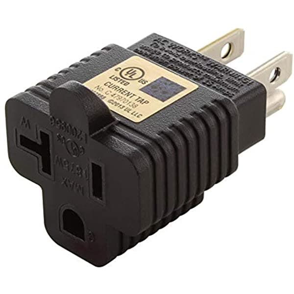 Ac Works - Adaptador En T De 15 A 20 A Y 125 V (Certificado Ul 50Pk-Ul)