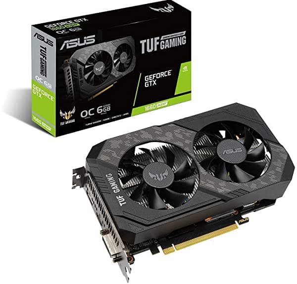 Asus Gaming Tuf Geforce Gtx 1660 Edition 6Gb Tarjeta Gráfica Hdmi TUF-GTX1660S-O6G-GAMING