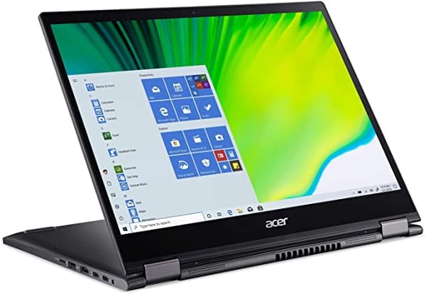 Acer Laptop Convertible Spin 5 Ips Touch De 13.5 Pulgadas 2256 X 1504 | Intel Core I5-1035G4 De 10ª Generación | Lpddr4 De 8 Gb | Ssd Nvme De 256 Gb | Wifi 6 | Kb Retroiluminado | Fpr | Active Stylus | Windows 10 Pro | Sp513-54 N-58Xd NX.HQUAA.009