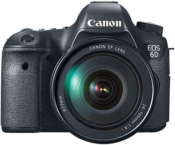 Canon Eos 6D 20.2 Mp Cmos Digital Slr Camara 3.0 Pulgadas Lcd Y Ef 24-105 Mm F 4L Is Usm Lente Kit Wi-Fi Habilitado 8035B009
