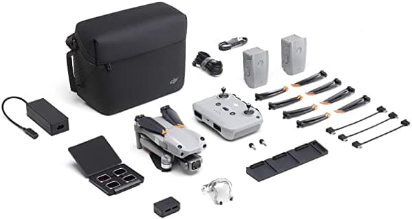 DJI Air 2S Fly More Combo - Dron con cámara gimbal de 3 ejes video de 5.4K sensor CMOS de 1 pulgada detección de obstáculos en 4 direcciones tiempo de vuelo de 31 minutos transmisión de video máxima de 7.5 millas MasterShots Gris CP.MA.00000346.01