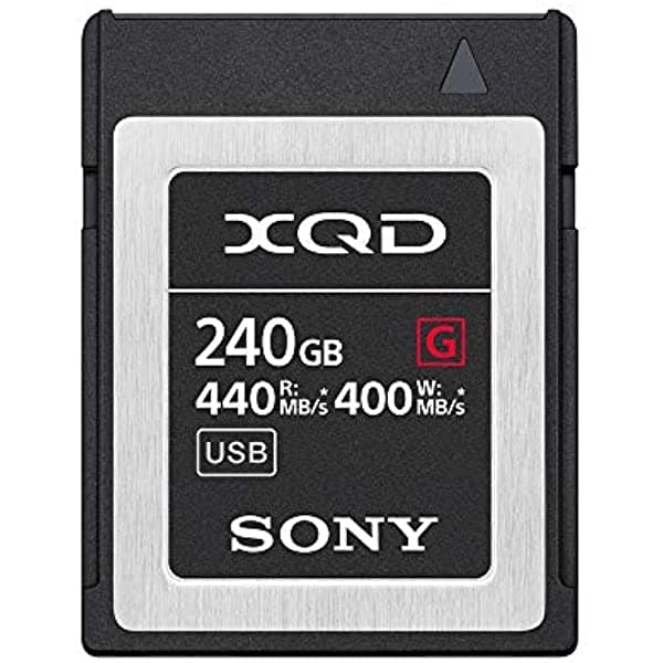 Sony Profesional Xqd G Series - Tarjeta De Memoria De 240 Gb (Qd-G240F/J) Color Negro