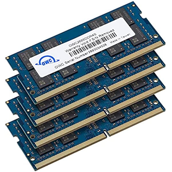 Owc 128 Gb (4 X 32 Gb) 2666 Mhz Ddr4 Pc4-21300 So-Dimm 260 Pines Actualización De Memoria Para Apple Imac 27 Pulgadas Retina 5K Display (Imac 191 Imac 201 Imac 201 Imac 202) Y Pc Portátiles/Escritorios 2666DR4S128S