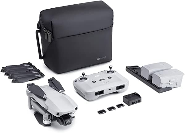 DJI Mavic Air 2 Fly More Combo - Drone quadcopter con cámara 48MP, video 4K, Hyperlapse 8K, sensor CMOS 1/2", 34 min vuelo, ActiveTrack 3.0, Ocusync 2.0