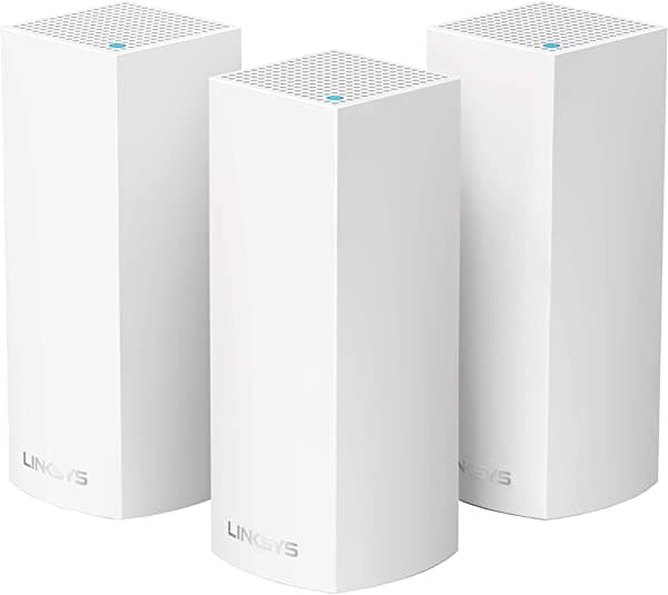 Linksys Velop Ac6600 Whw0303 Sistema Con Rejilla De Wi-Fi Para Todo El Hogar 3 Unidades. Funciona Con Amazon Alexa. Paquete De 3