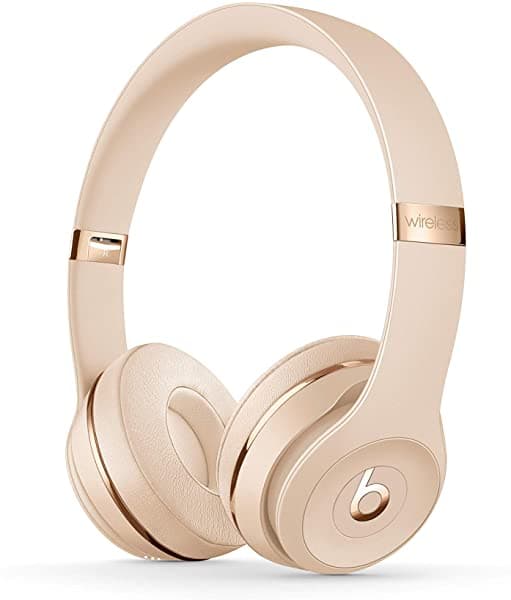 Beats Solo3 - Auriculares Inalámbricos Supraaurales Colección de Íconos Talla Única Dorado (Satin Gold) MUH42LL/A