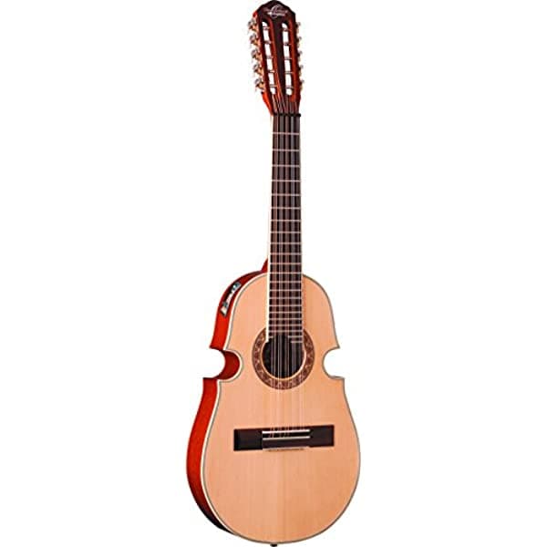 Oscar Schmidt 10 Cuerdas Oq40Se Cuatro Latin Guitarra Funda. Natural Derecho Oq40Se-O